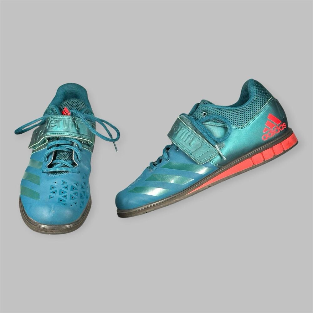 Adidas Powerlift 3.1 Shoes Mens Size 10.5 Blue Red Weightlifting Gym BA8014